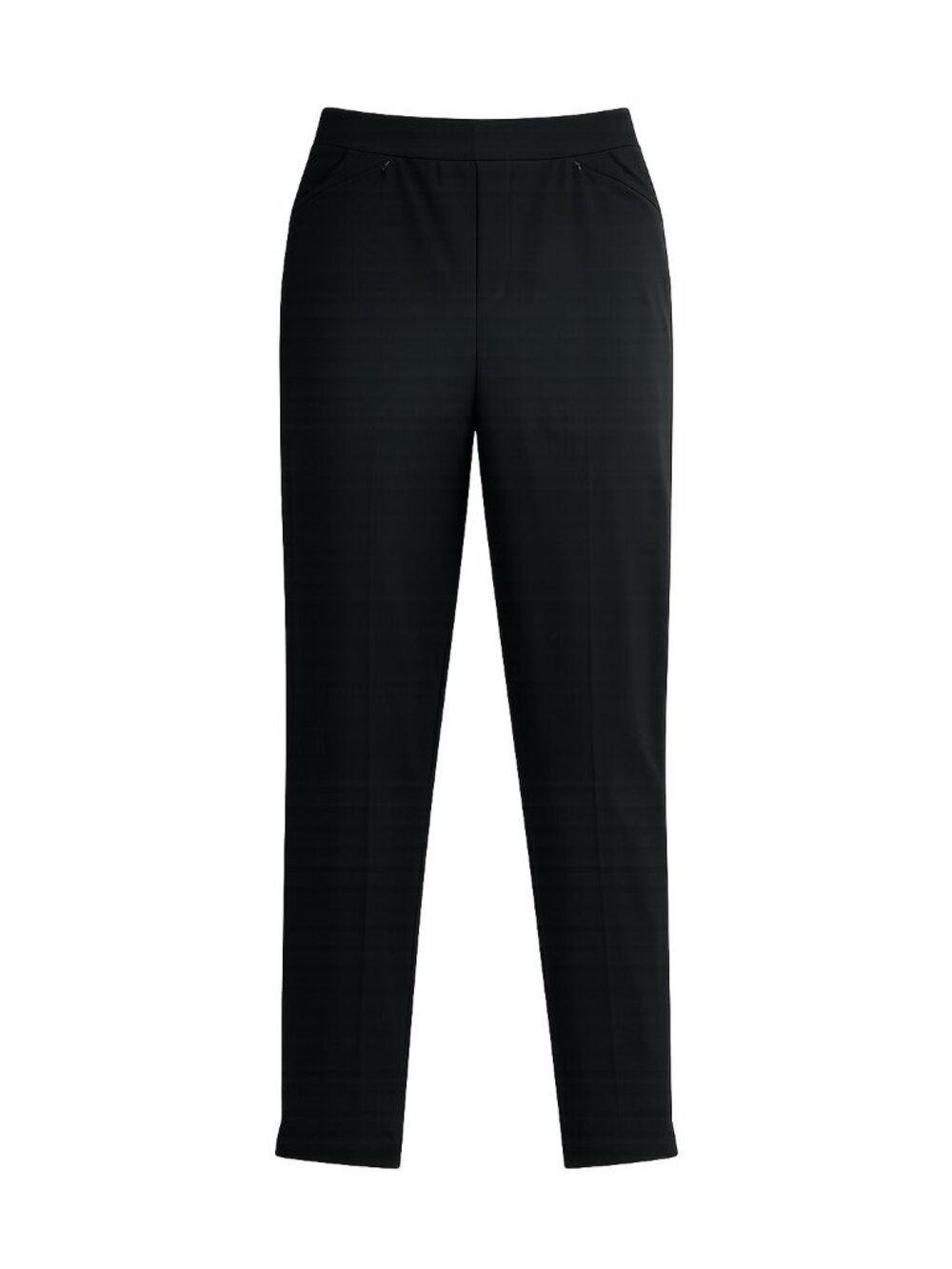 Susan Graver Petite Weekend Premium Stretch Crop Pants Sz M Petite Black A353369